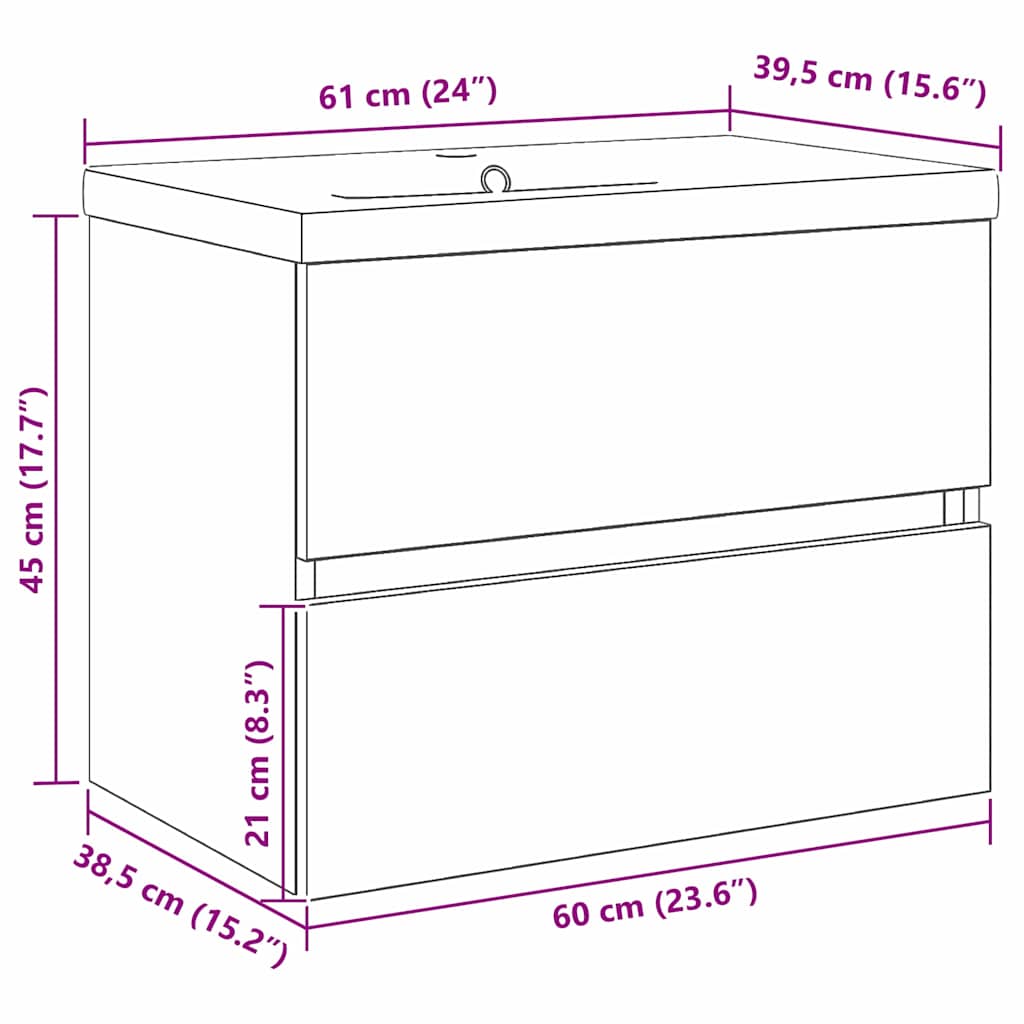 Badkamertenk te kast Zwart Eiken 80 x 39 x 62 cm Bewerkt hout is nu te koop bij PeponiXL, paradijselijk wonen!
