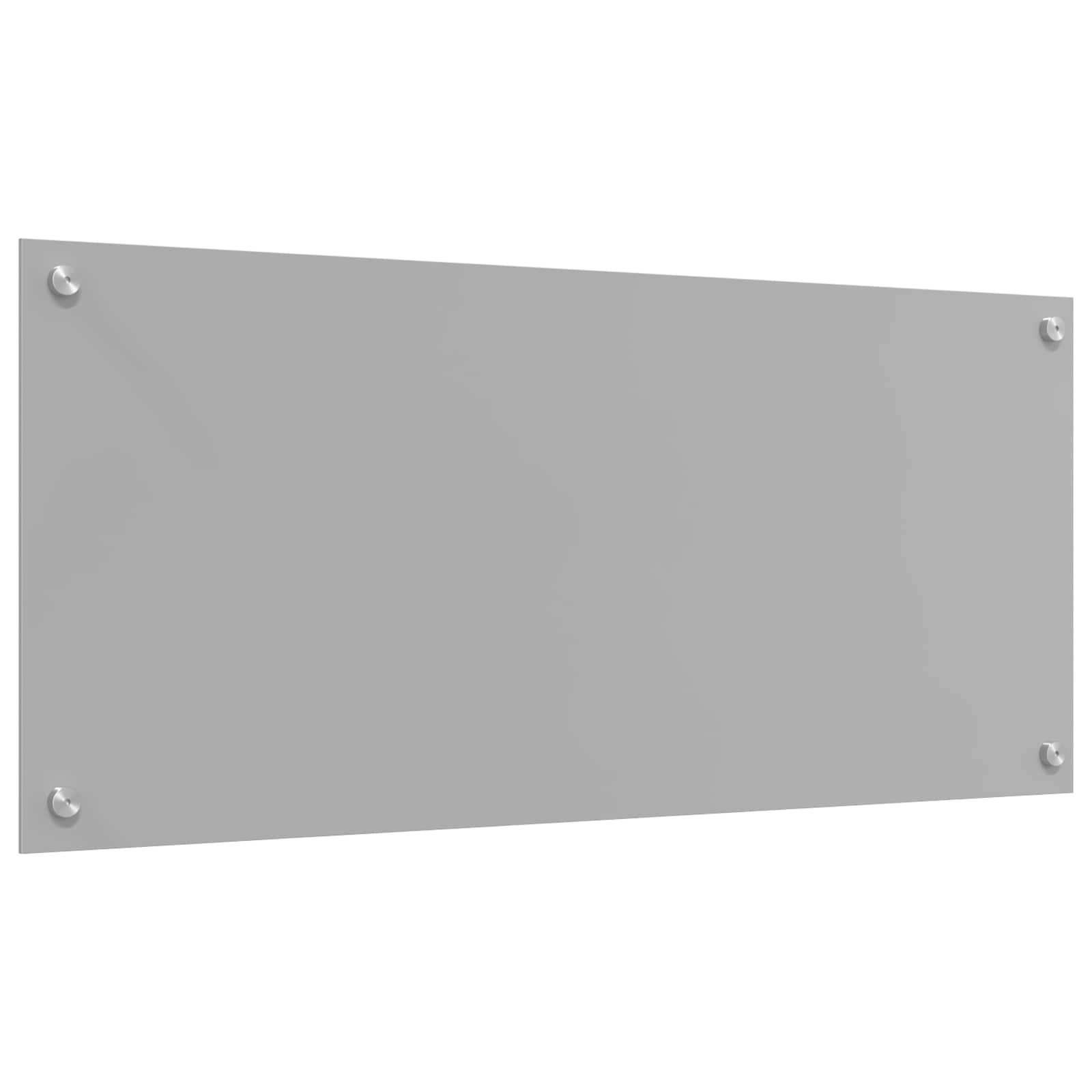 Keukenachterwand Lichtgrijs 90 x 40 cm gehard glas is nu te koop bij PeponiXL, paradijselijk wonen!