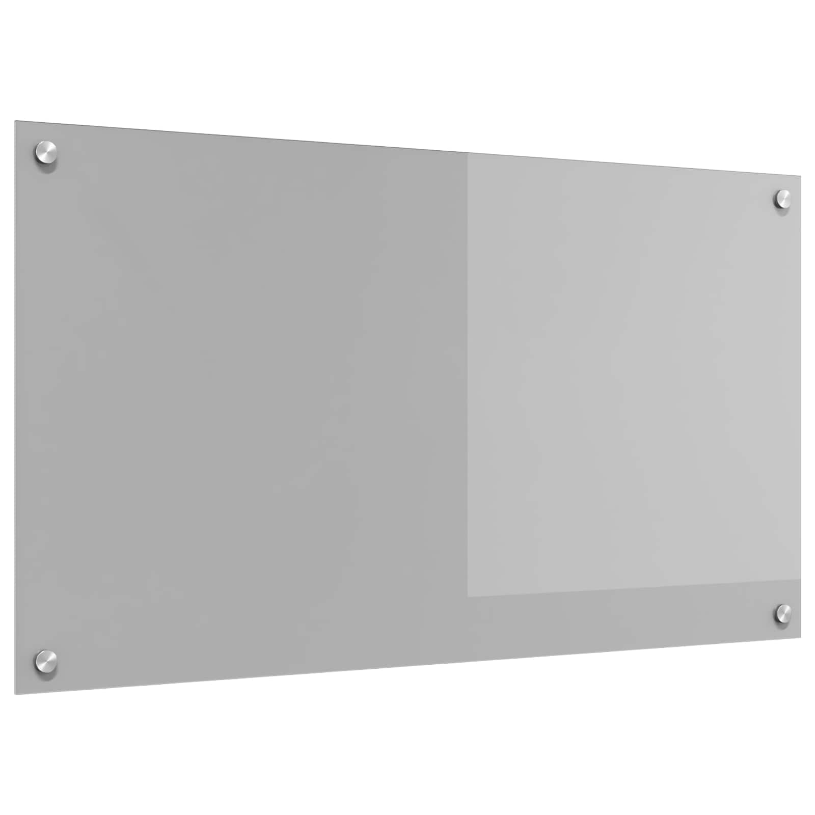 Keukenachterwand Lichtgrijs 90 x 50 cm gehard glas is nu te koop bij PeponiXL, paradijselijk wonen!