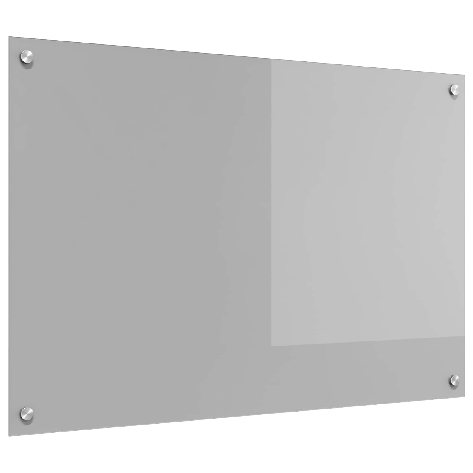 Keukenachterwand Lichtgrijs 90 x 60 cm gehard glas is nu te koop bij PeponiXL, paradijselijk wonen!
