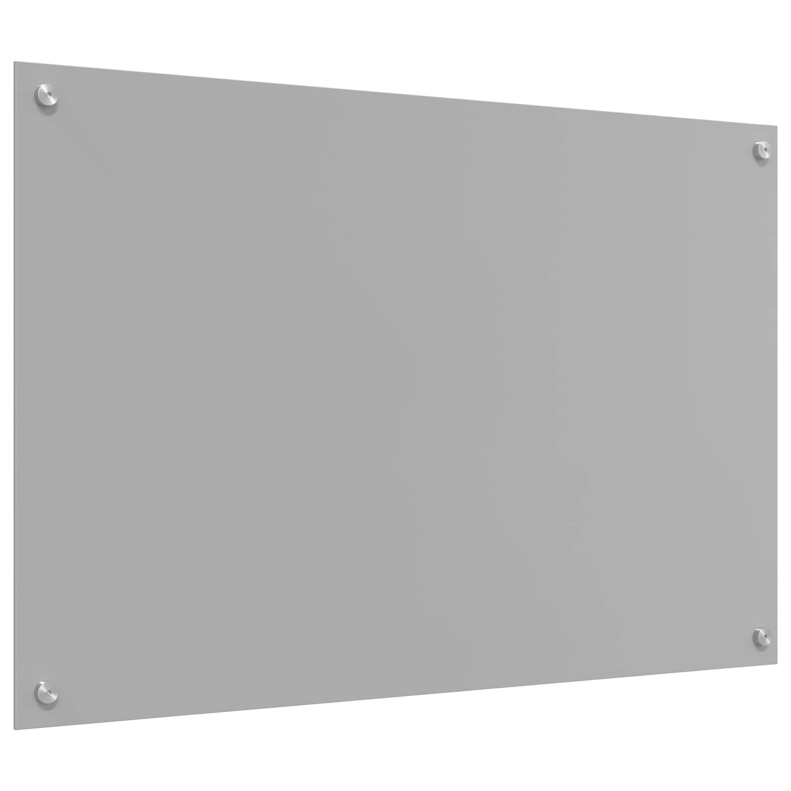 Keukenachterwand Lichtgrijs 90 x 60 cm gehard glas is nu te koop bij PeponiXL, paradijselijk wonen!