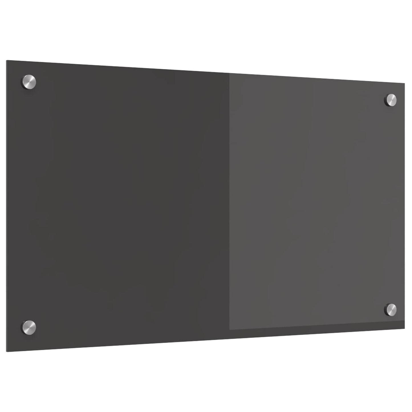 Keukenachterwand Donkergrijs 70 x 40 cm gehard glas is nu te koop bij PeponiXL, paradijselijk wonen!
