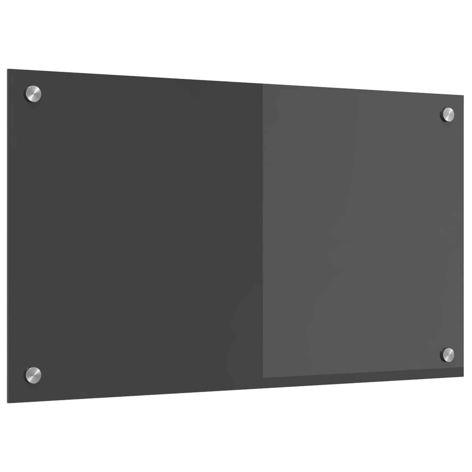 Keukenachterwand Donkergrijs 70 x 40 cm gehard glas is nu te koop bij PeponiXL, paradijselijk wonen!