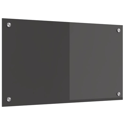 Keukenachterwand Donkergrijs 70 x 40 cm gehard glas is nu te koop bij PeponiXL, paradijselijk wonen!