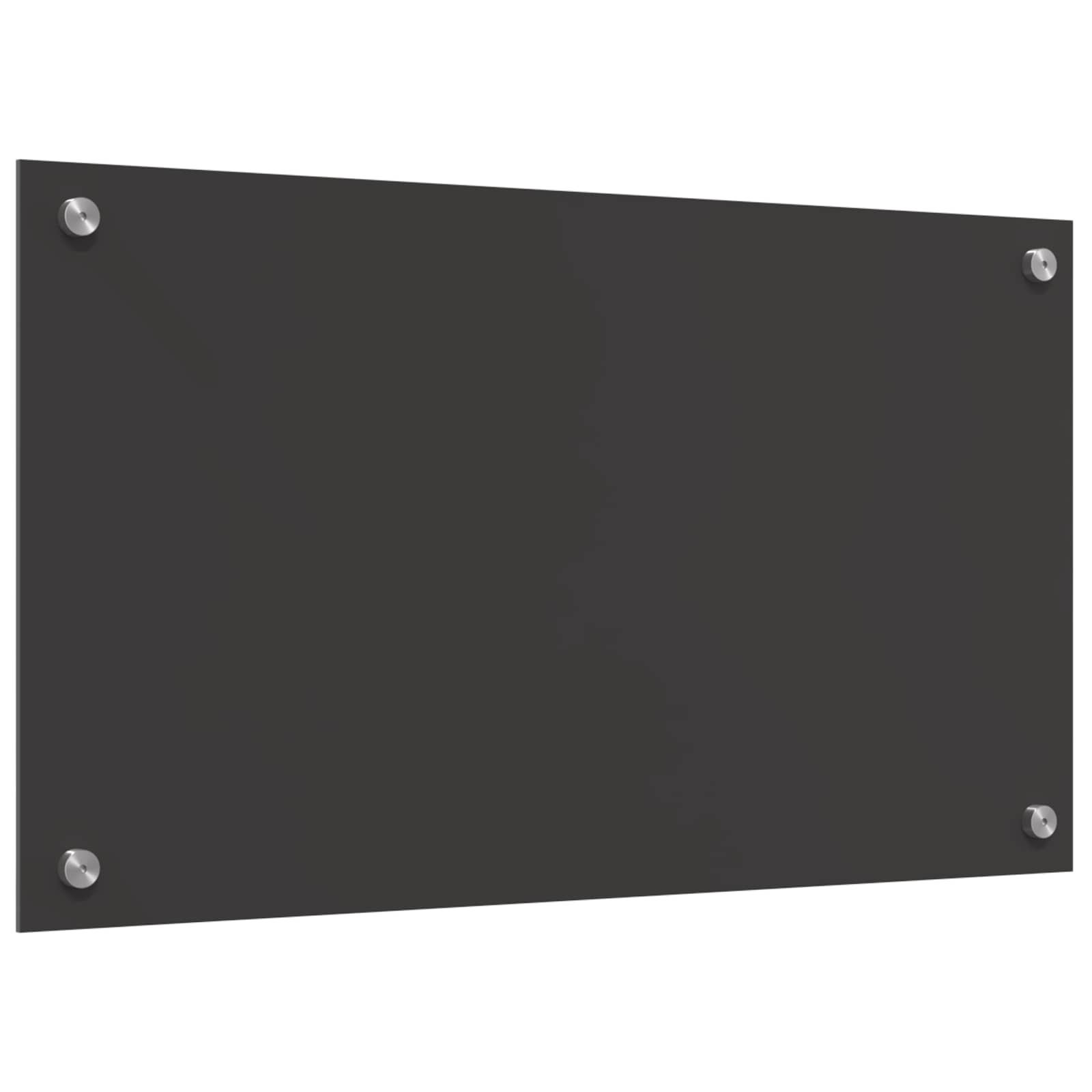 Keukenachterwand Donkergrijs 70 x 40 cm gehard glas is nu te koop bij PeponiXL, paradijselijk wonen!