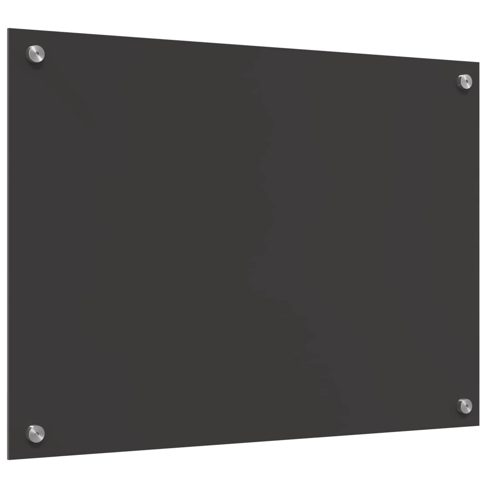 Keuken Achterwand Donkergrijs 70 x 50 x 0,6 cm gehard glas is nu te koop bij PeponiXL, paradijselijk wonen!