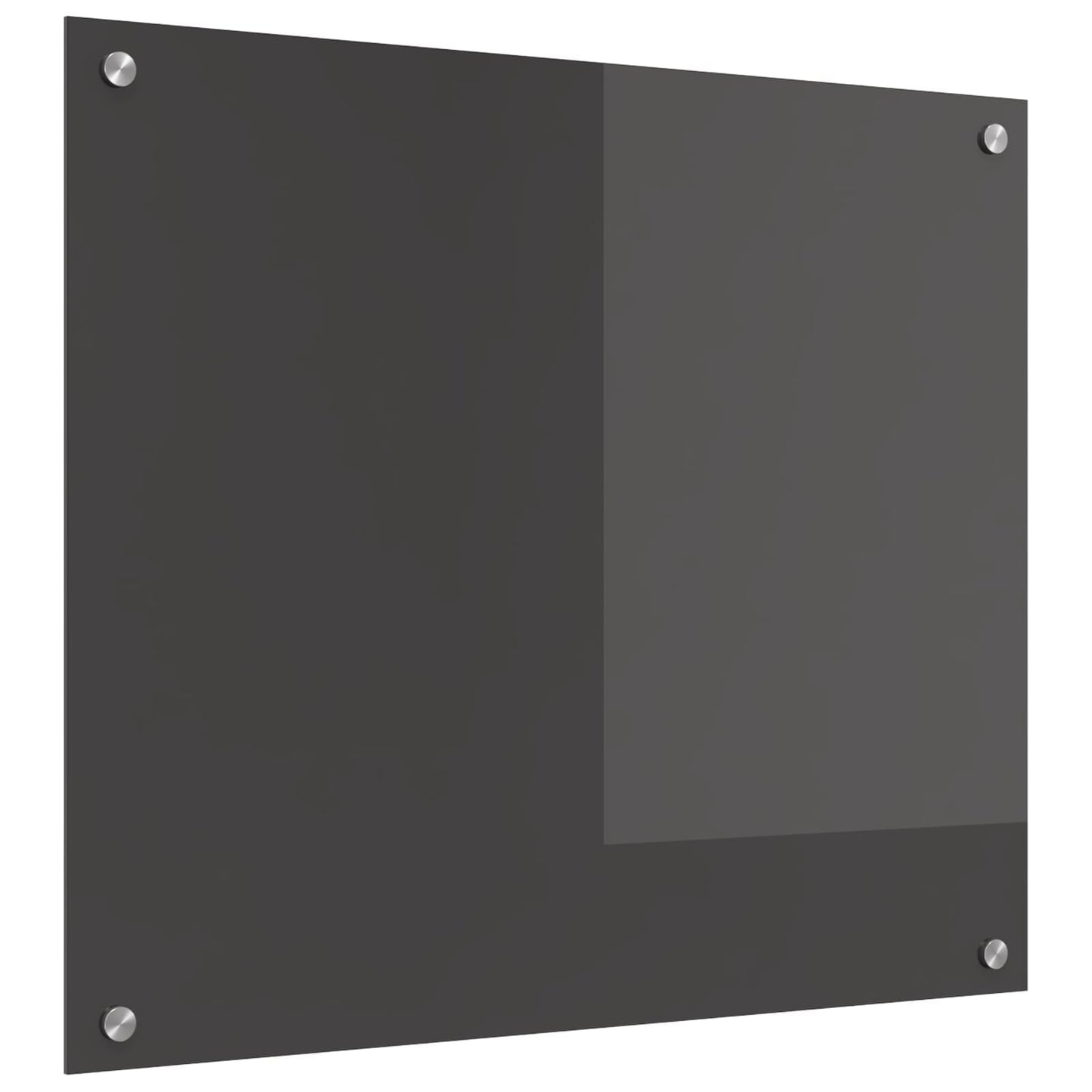 Keukenachterwand Donkergrijs 70 x 60 cm gehard glas is nu te koop bij PeponiXL, paradijselijk wonen!
