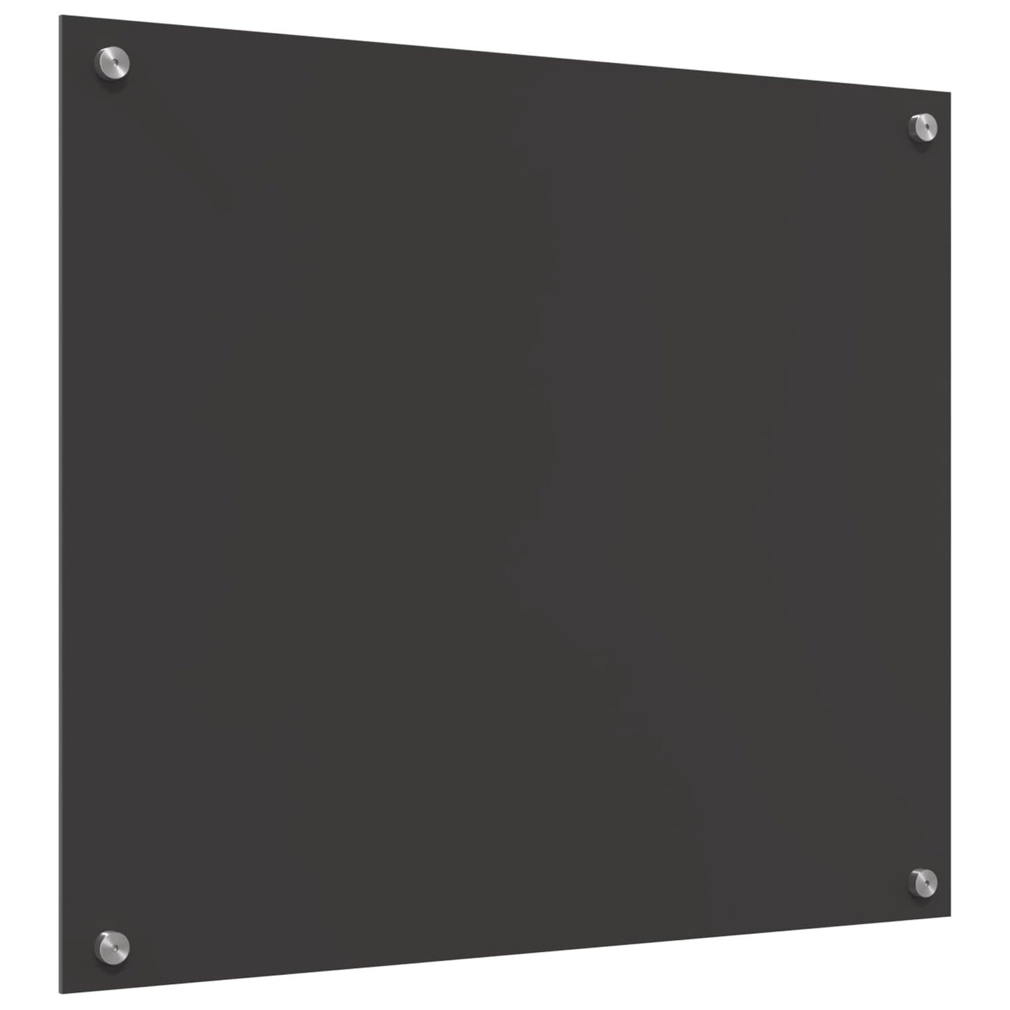 Keukenachterwand Donkergrijs 70 x 60 cm gehard glas is nu te koop bij PeponiXL, paradijselijk wonen!