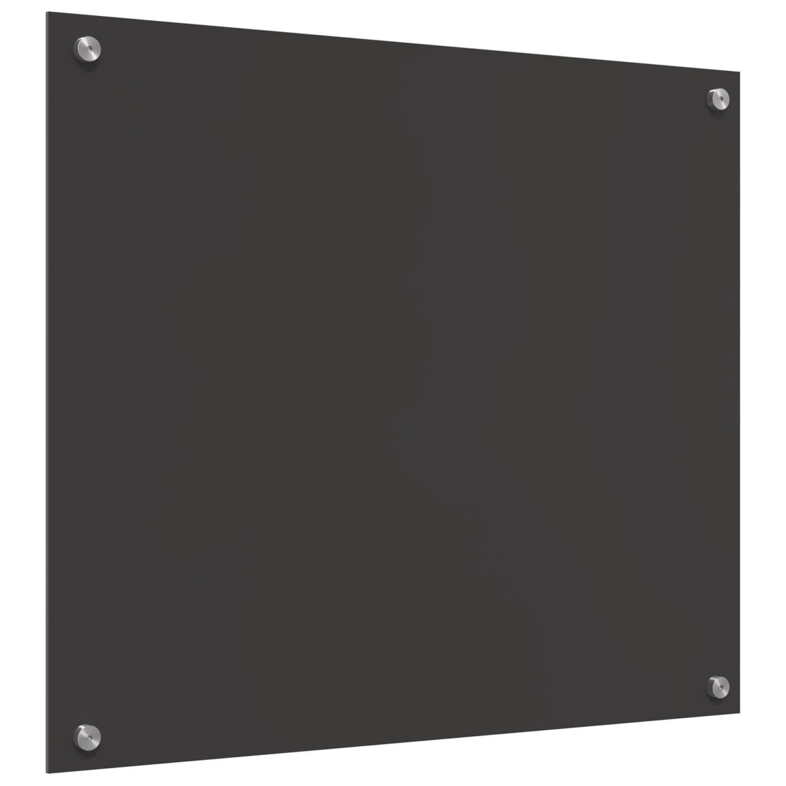 Keukenachterwand Donkergrijs 70 x 60 cm gehard glas is nu te koop bij PeponiXL, paradijselijk wonen!