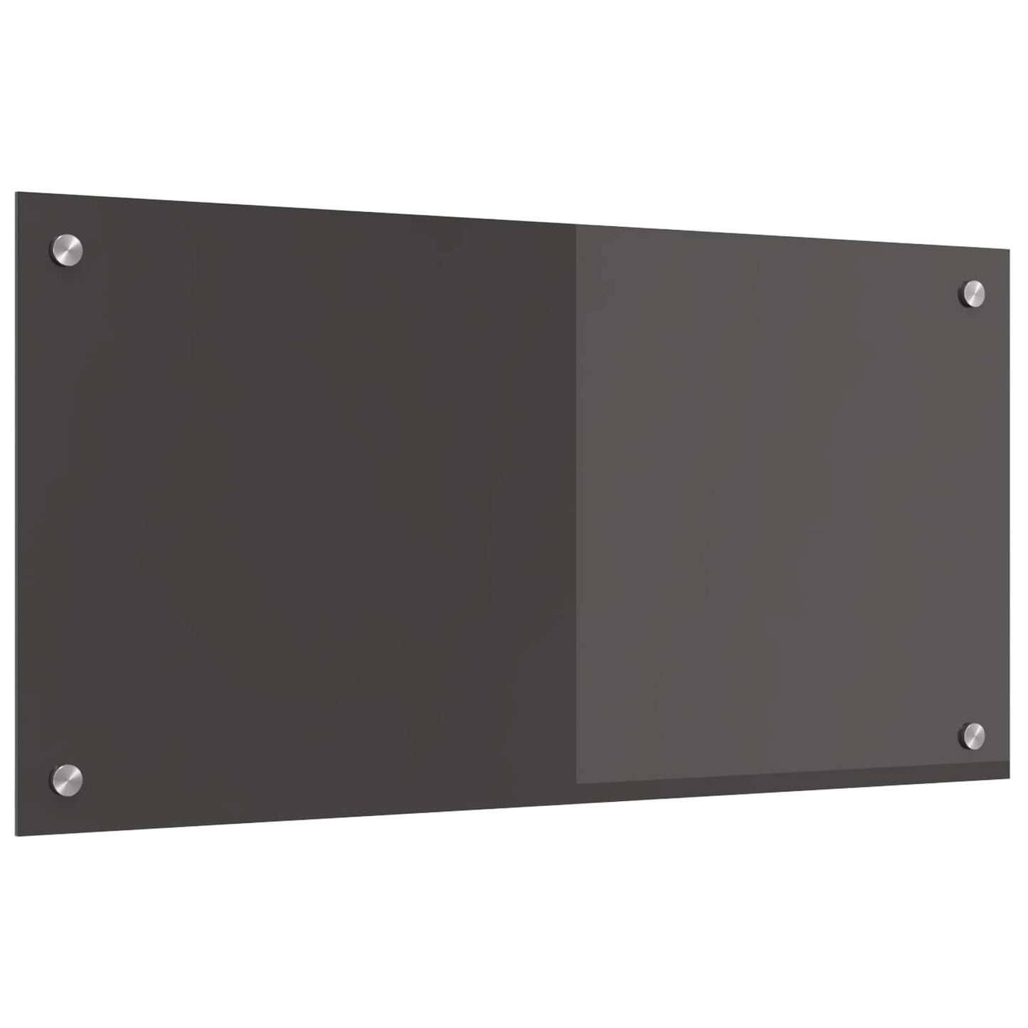 Keukenachterwand Donkergrijs 80 x 40 cm gehard glas is nu te koop bij PeponiXL, paradijselijk wonen!