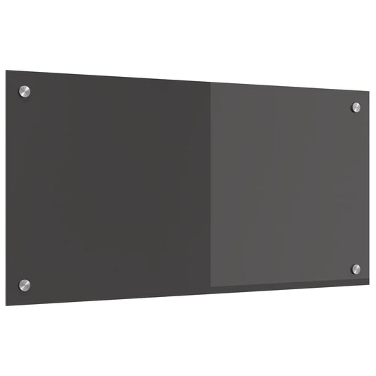 Keuken Achterwand Donkergrijs 80 x 40 x 0,6 cm gehard glas is nu te koop bij PeponiXL, paradijselijk wonen!
