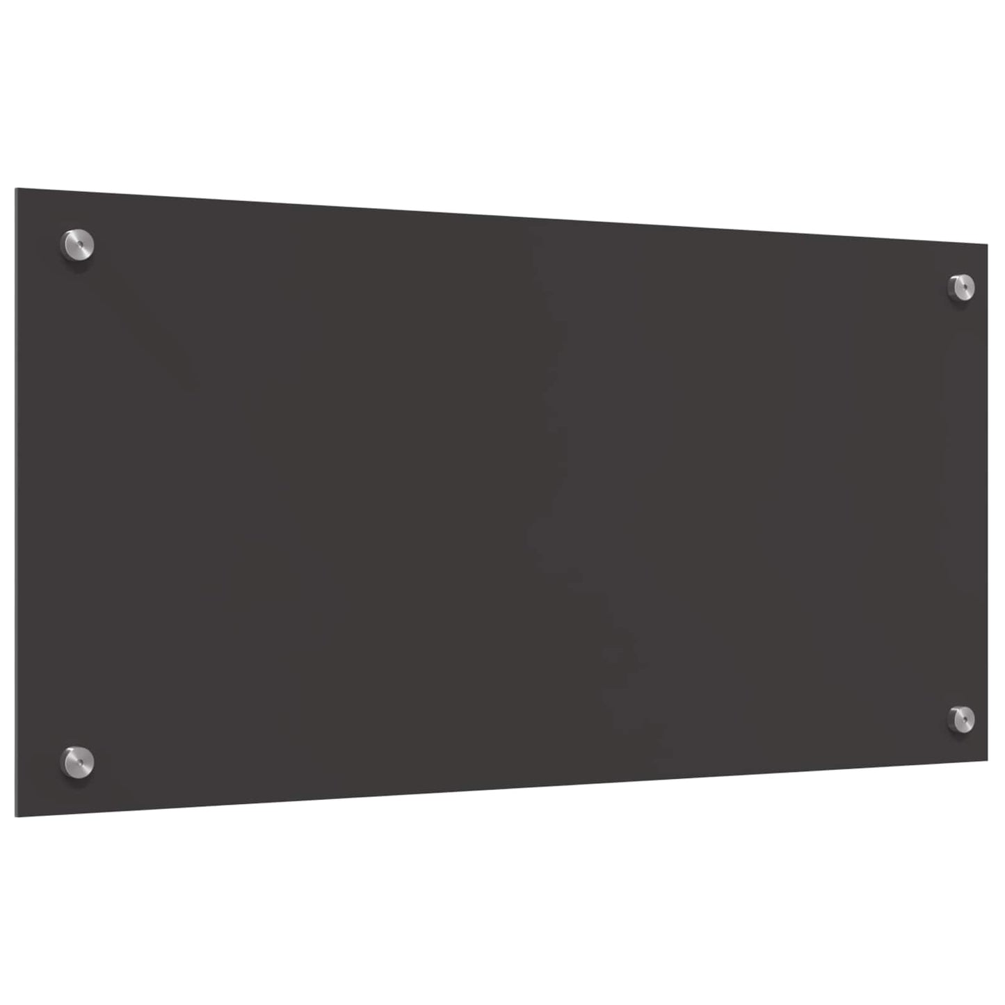 Keukenachterwand Donkergrijs 80 x 40 cm gehard glas is nu te koop bij PeponiXL, paradijselijk wonen!