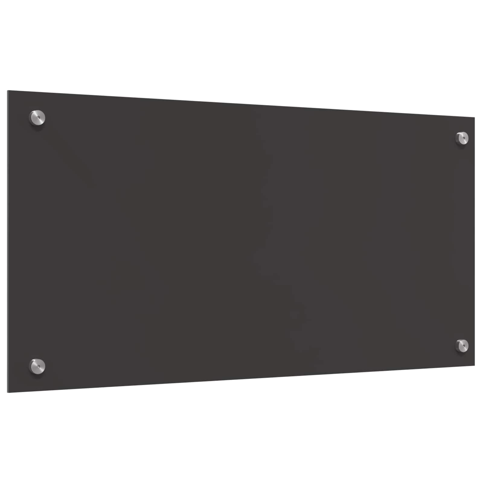 Keukenachterwand Donkergrijs 80 x 40 cm gehard glas is nu te koop bij PeponiXL, paradijselijk wonen!