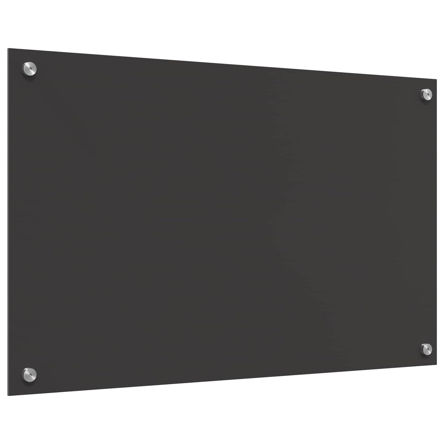 Keukenachterwand Donkergrijs 80 x 50 cm gehard glas is nu te koop bij PeponiXL, paradijselijk wonen!