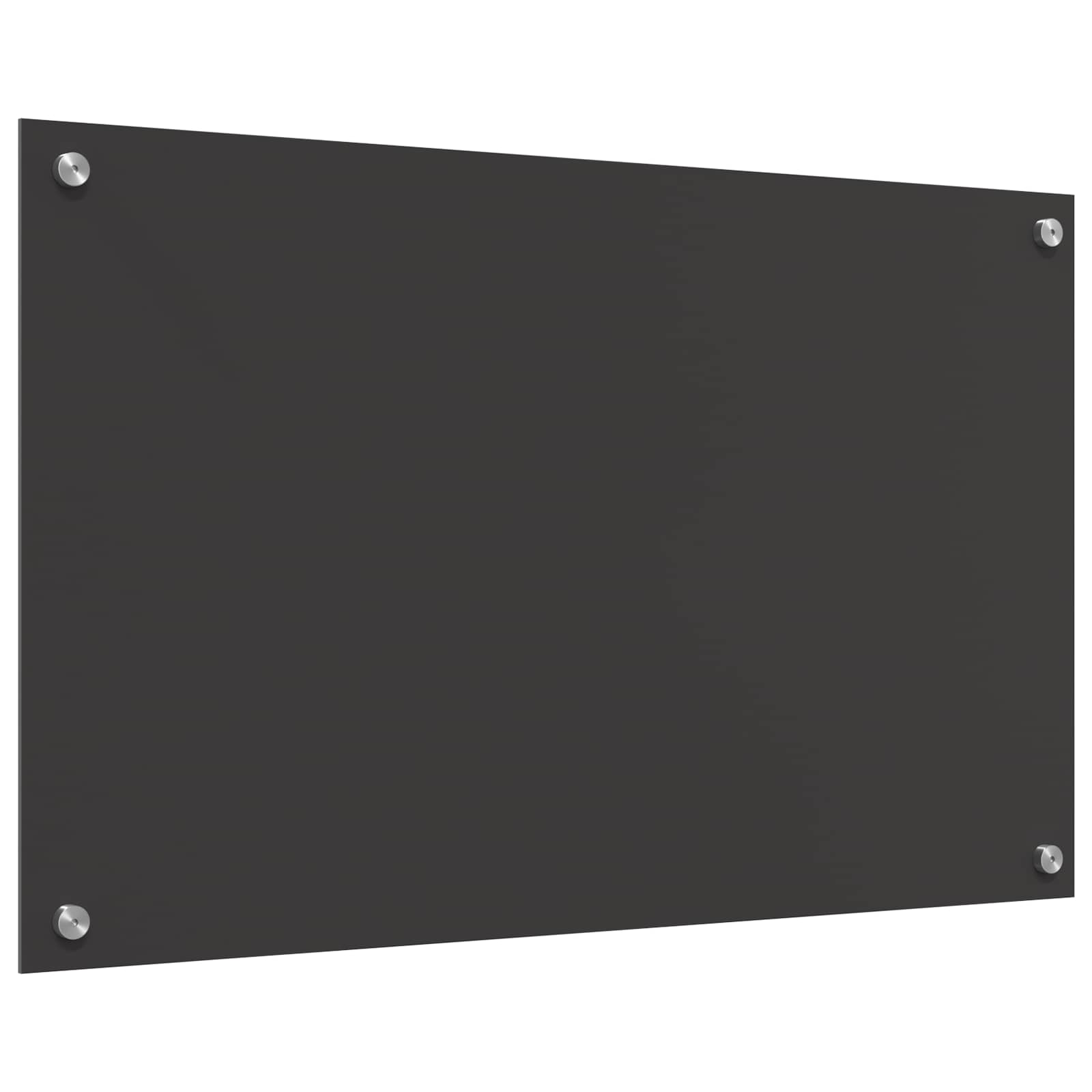 Keukenachterwand Donkergrijs 80 x 50 cm gehard glas is nu te koop bij PeponiXL, paradijselijk wonen!