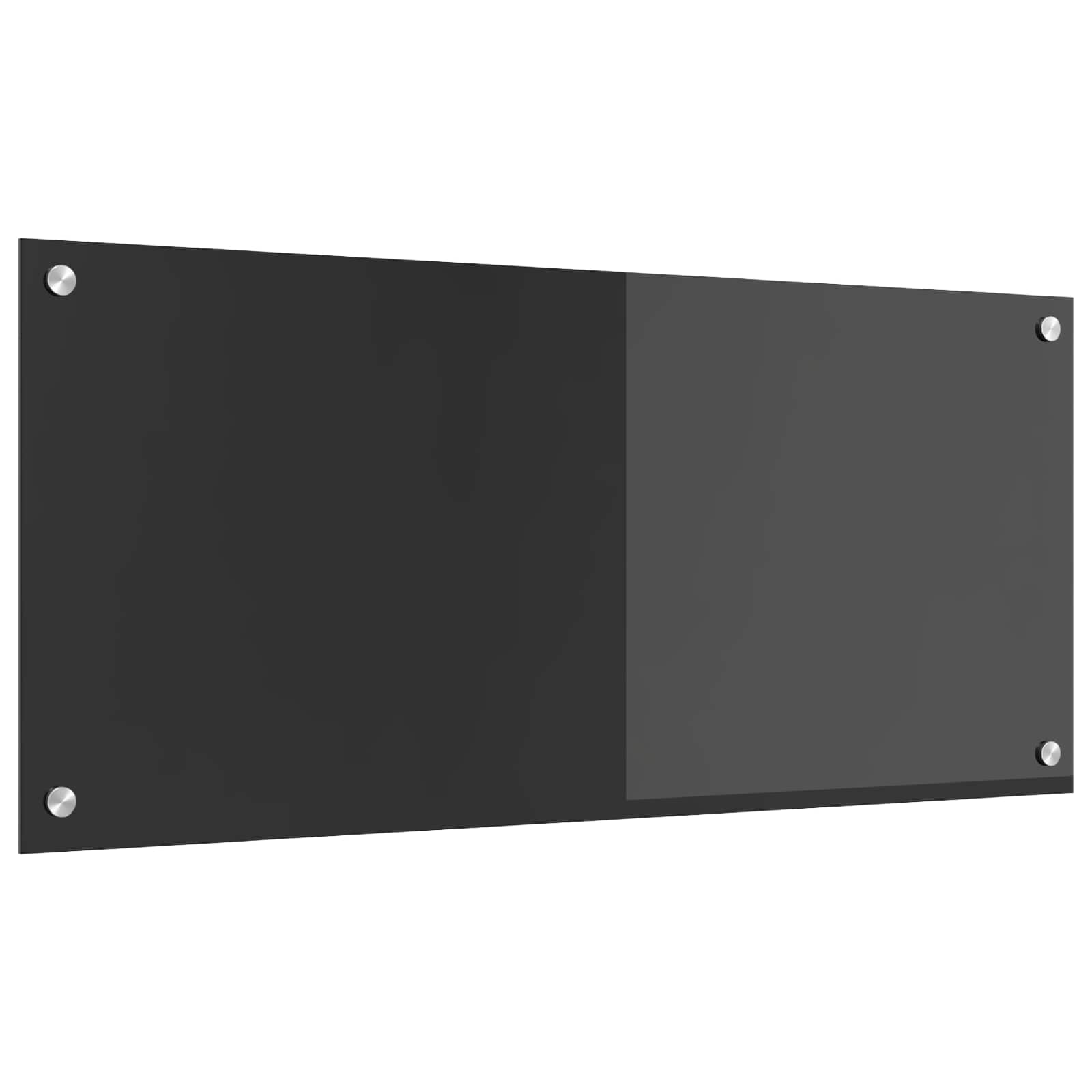 Keukenachterwand Donkergrijs 90 x 40 cm gehard glas is nu te koop bij PeponiXL, paradijselijk wonen!