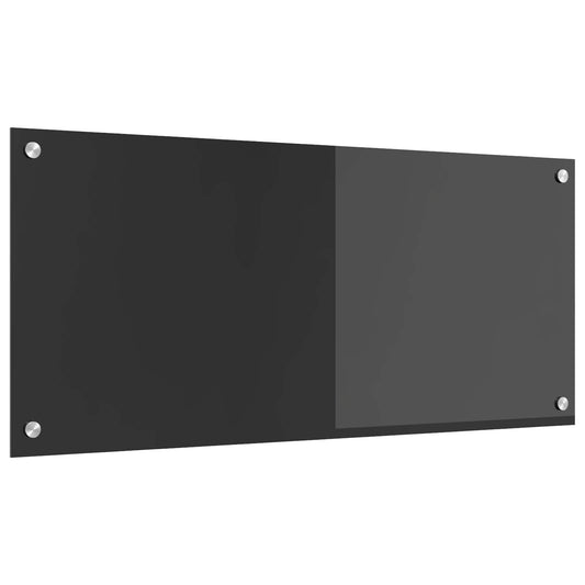 Keuken Achterwand Donkergrijs 90 x 40 x 0,6 cm gehard glas is nu te koop bij PeponiXL, paradijselijk wonen!