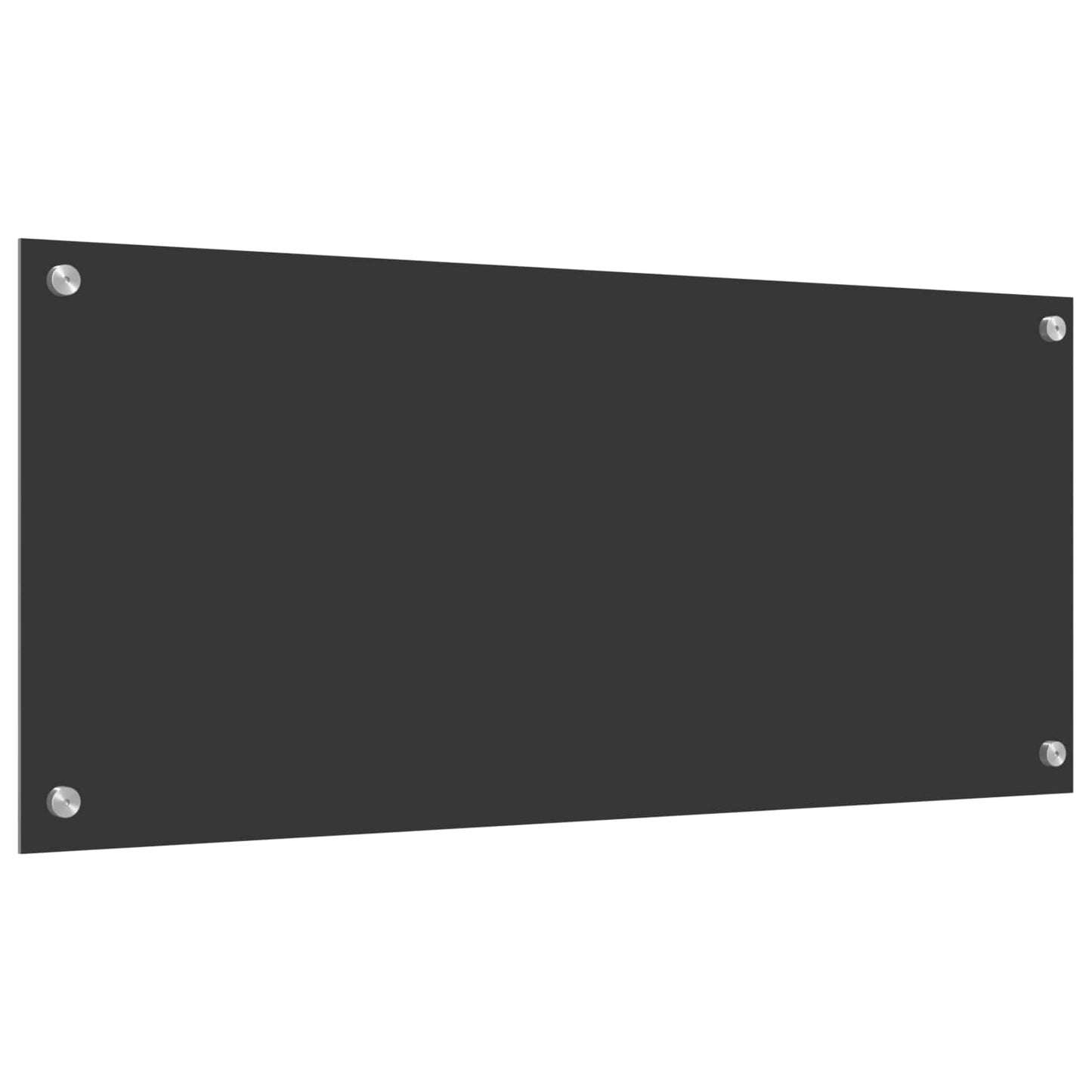 Keukenachterwand Donkergrijs 90 x 40 cm gehard glas is nu te koop bij PeponiXL, paradijselijk wonen!