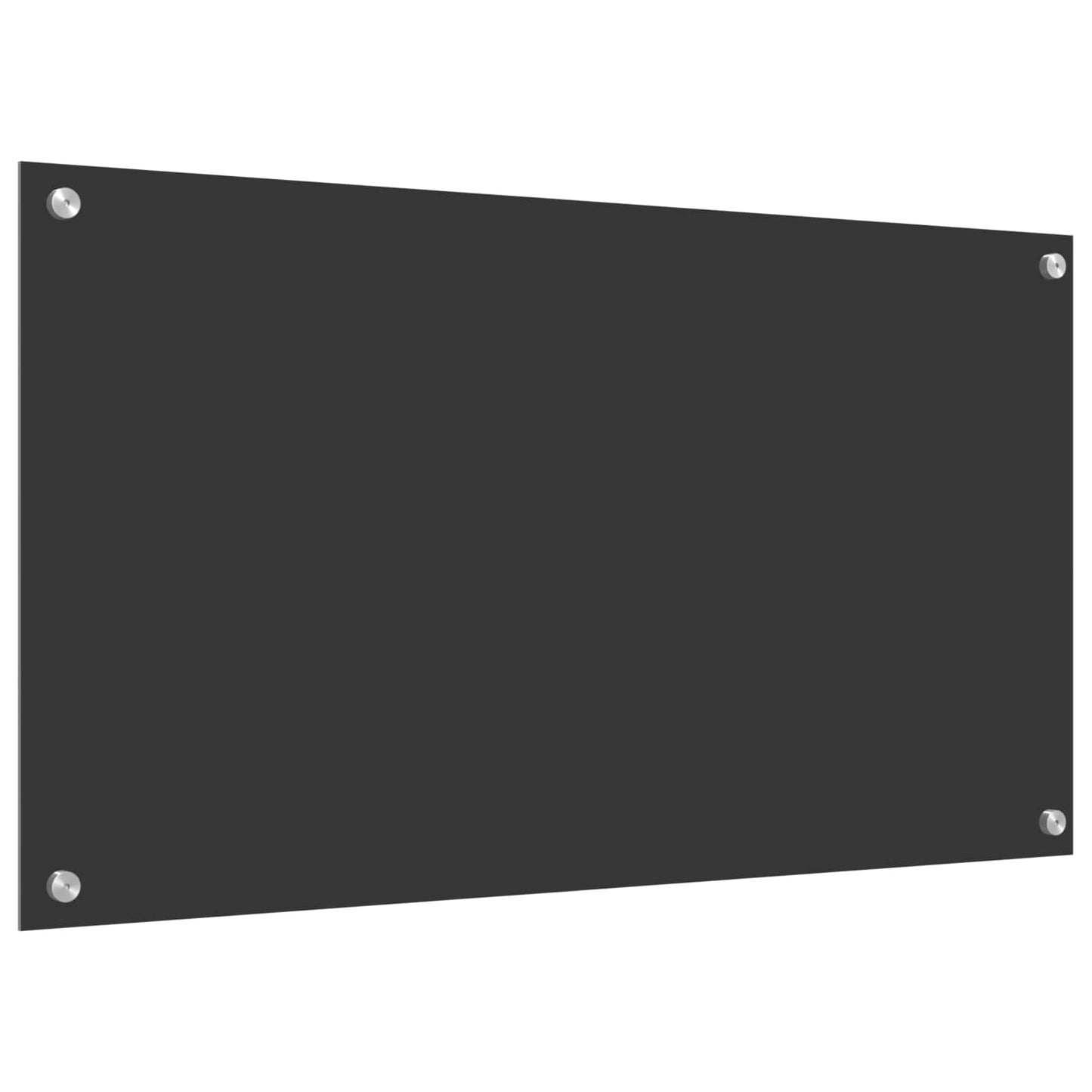 Keukenachterwand Donkergrijs 90 x 50 cm gehard glas is nu te koop bij PeponiXL, paradijselijk wonen!