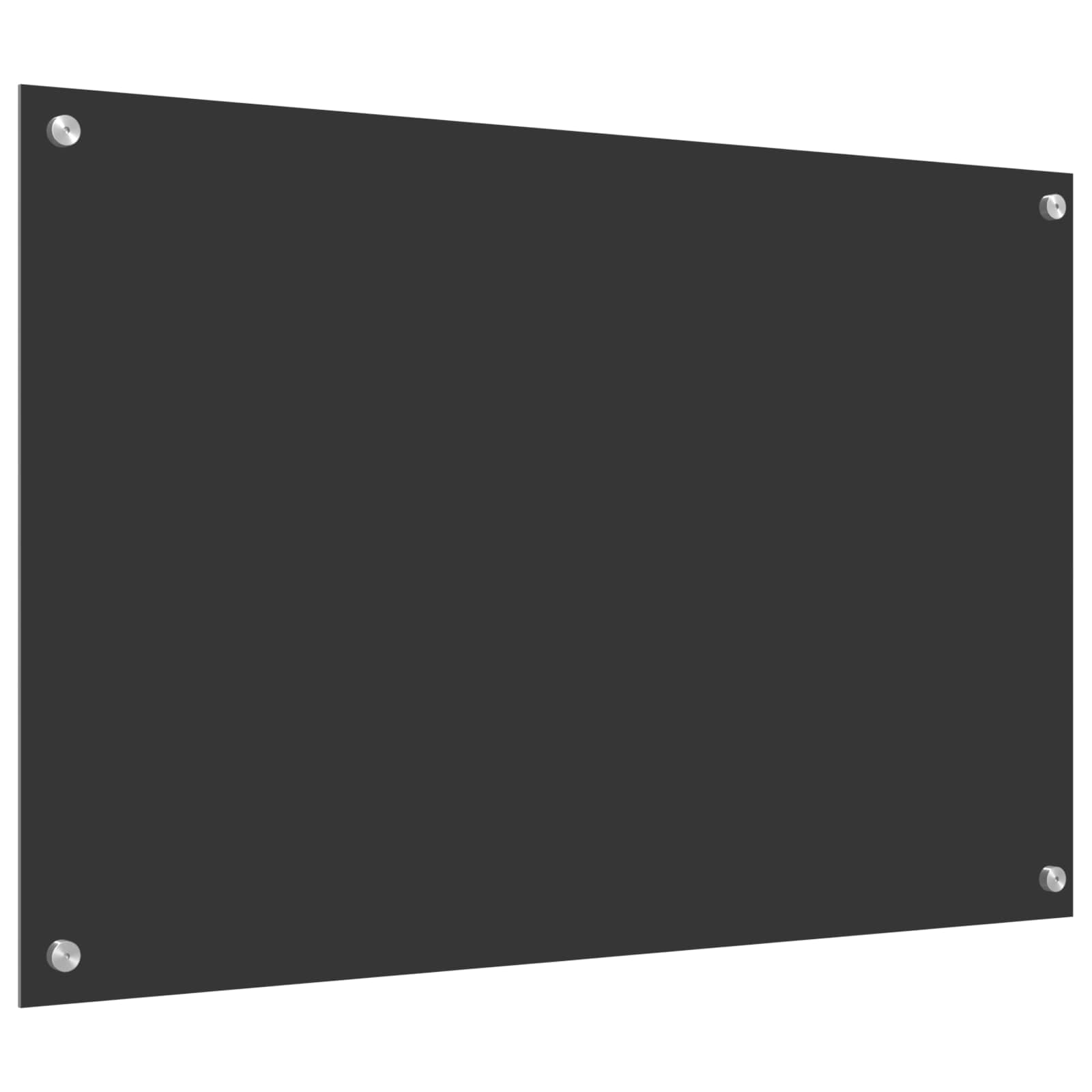 Keuken Achterwand Donkergrijs 90 x 60 x 0,6 cm gehard glas is nu te koop bij PeponiXL, paradijselijk wonen!