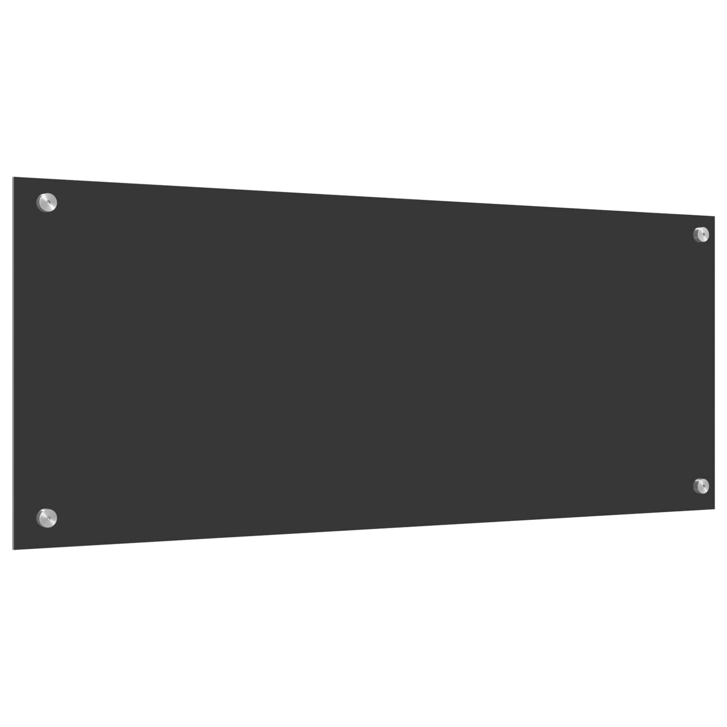 Keukenachterwand Donkergrijs 100 x 40 cm gehard glas is nu te koop bij PeponiXL, paradijselijk wonen!