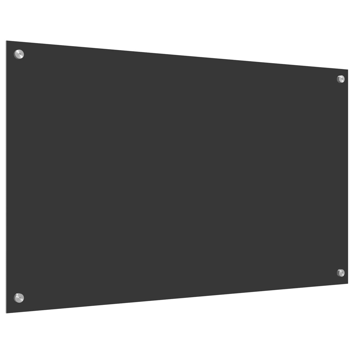 Keukenachterwand Donkergrijs 100 x 60 cm gehard glas is nu te koop bij PeponiXL, paradijselijk wonen!