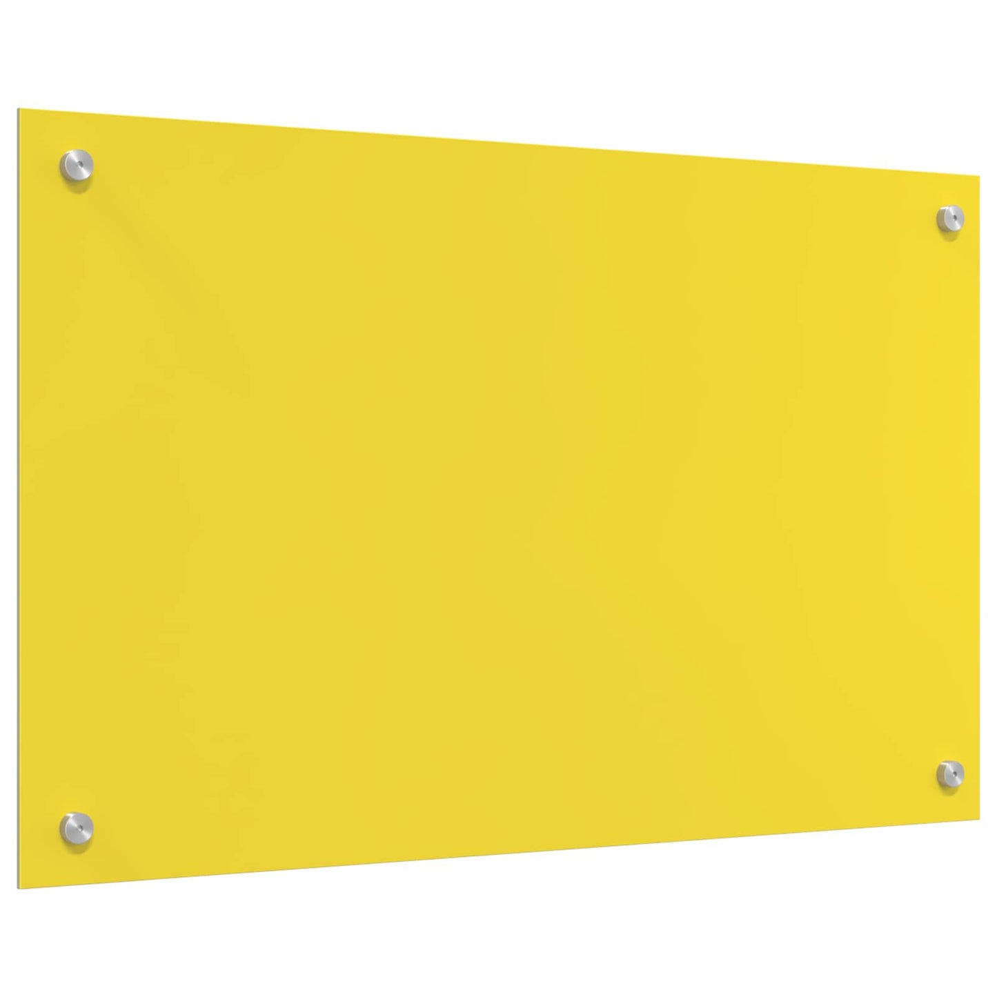 Keukenachterwand Geel 80 x 50 cm gehard glas is nu te koop bij PeponiXL, paradijselijk wonen!