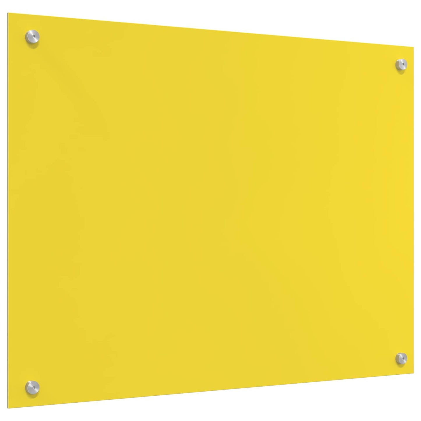 Keukenachterwand Geel 80 x 60 cm gehard glas is nu te koop bij PeponiXL, paradijselijk wonen!