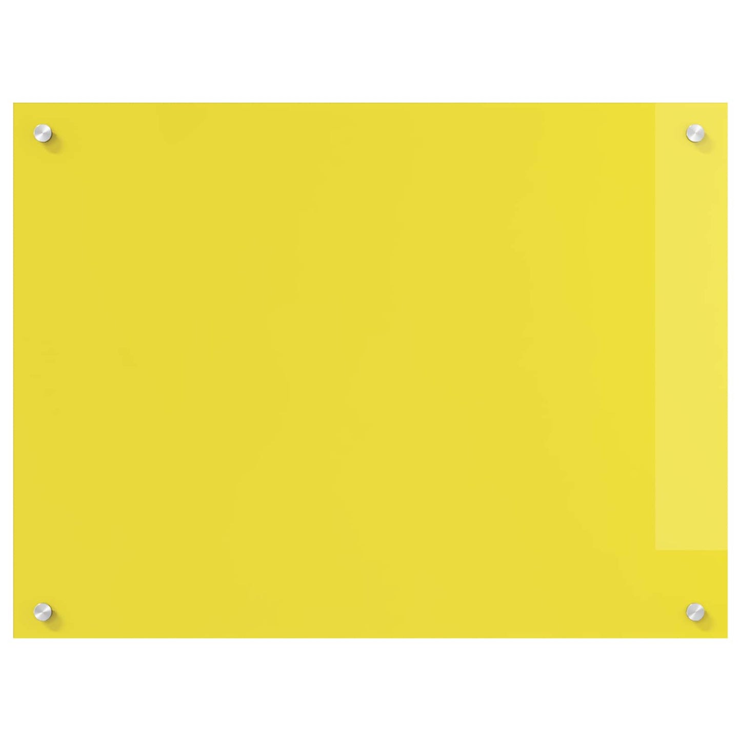 Keukenachterwand Geel 80 x 60 cm gehard glas is nu te koop bij PeponiXL, paradijselijk wonen!