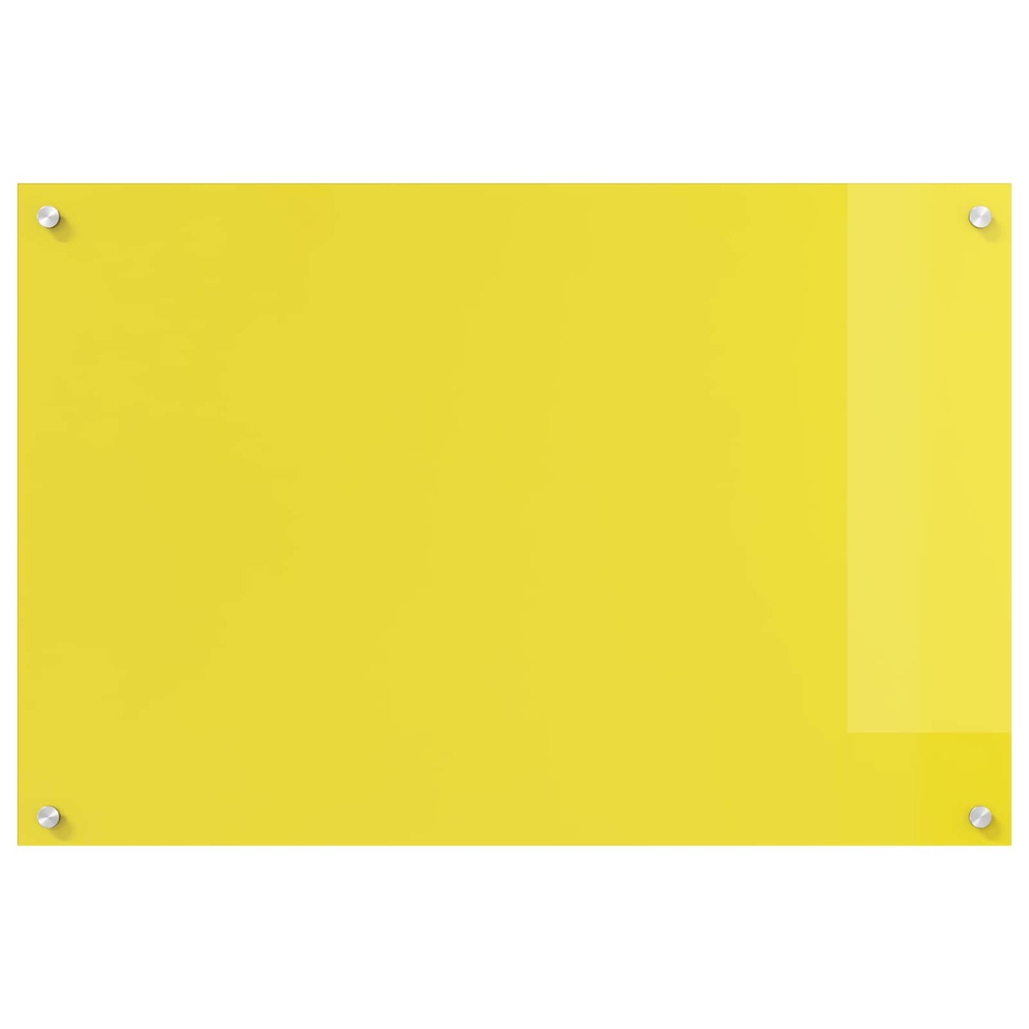 Keukenachterwand Geel 90 x 60 cm gehard glas is nu te koop bij PeponiXL, paradijselijk wonen!