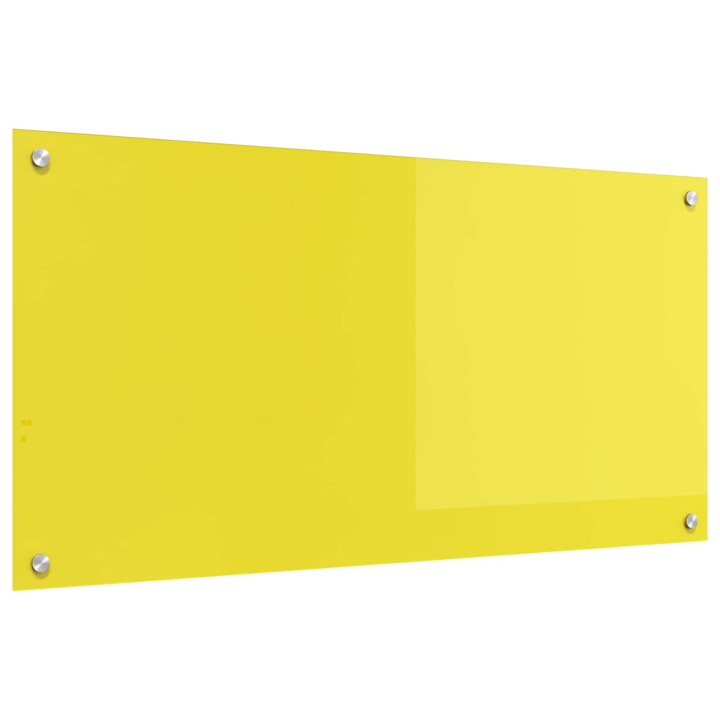 Keukenachterwand Geel 100 x 50 cm gehard glas is nu te koop bij PeponiXL, paradijselijk wonen!