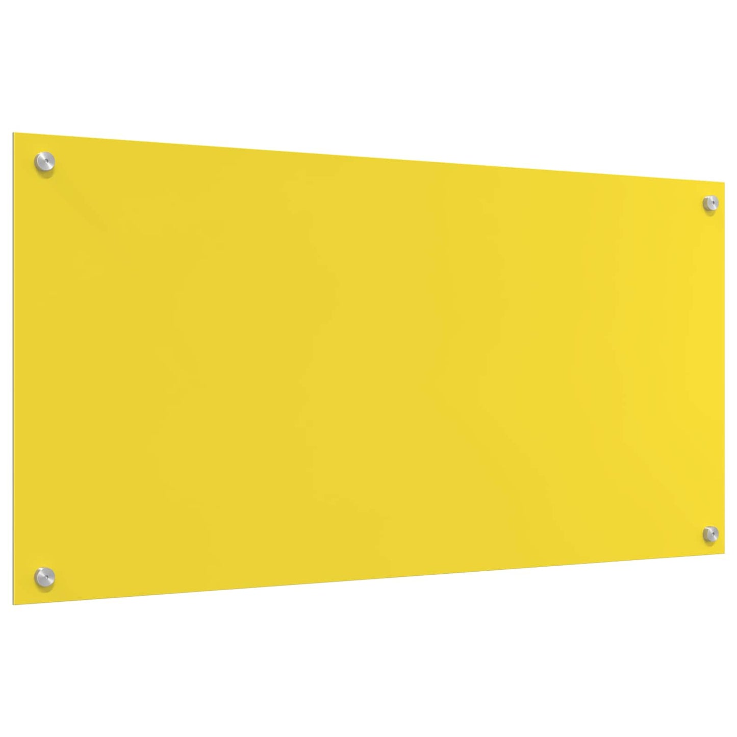 Keukenachterwand Geel 100 x 50 cm gehard glas is nu te koop bij PeponiXL, paradijselijk wonen!
