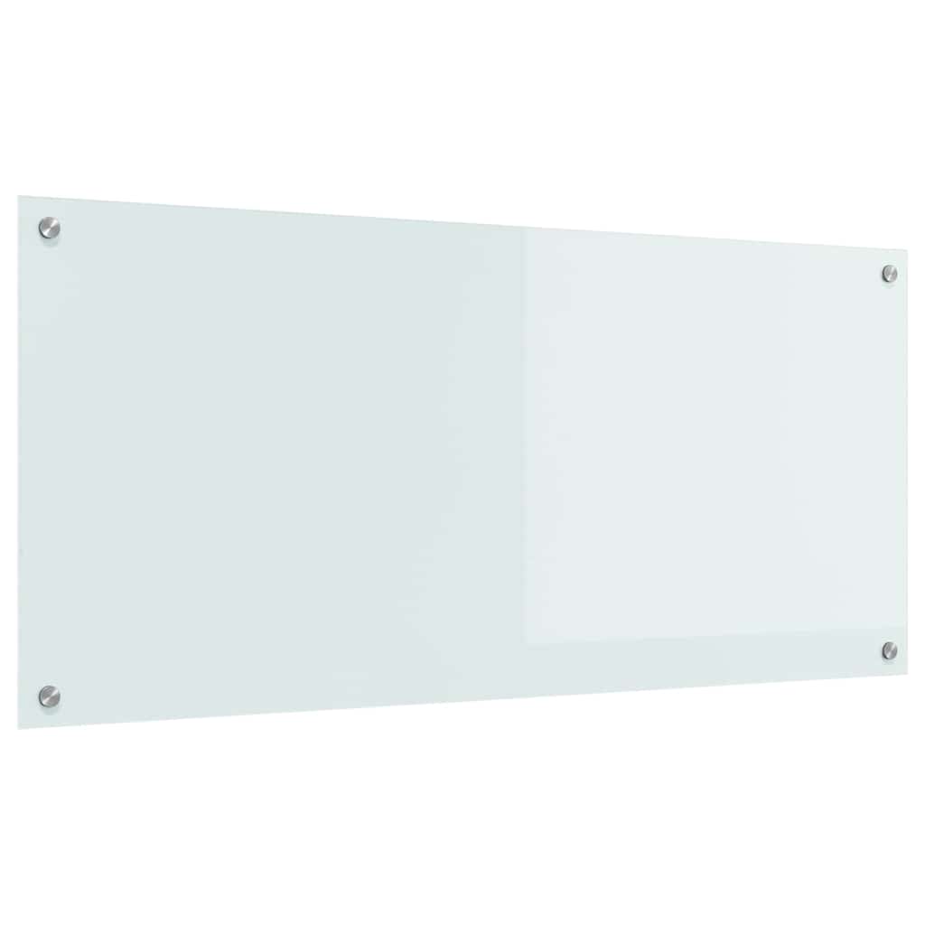 Keukenachterwand Wit 110 x 50 cm gehard glas is nu te koop bij PeponiXL, paradijselijk wonen!