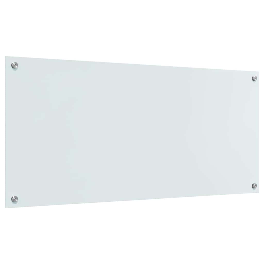 Keukenachterwand Wit 110 x 50 cm gehard glas is nu te koop bij PeponiXL, paradijselijk wonen!