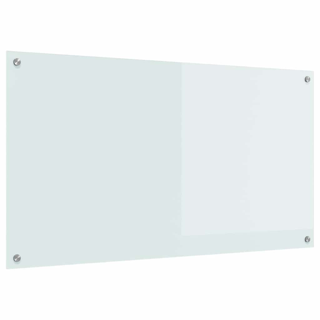 Keukenachterwand Wit 110 x 60 cm gehard glas is nu te koop bij PeponiXL, paradijselijk wonen!