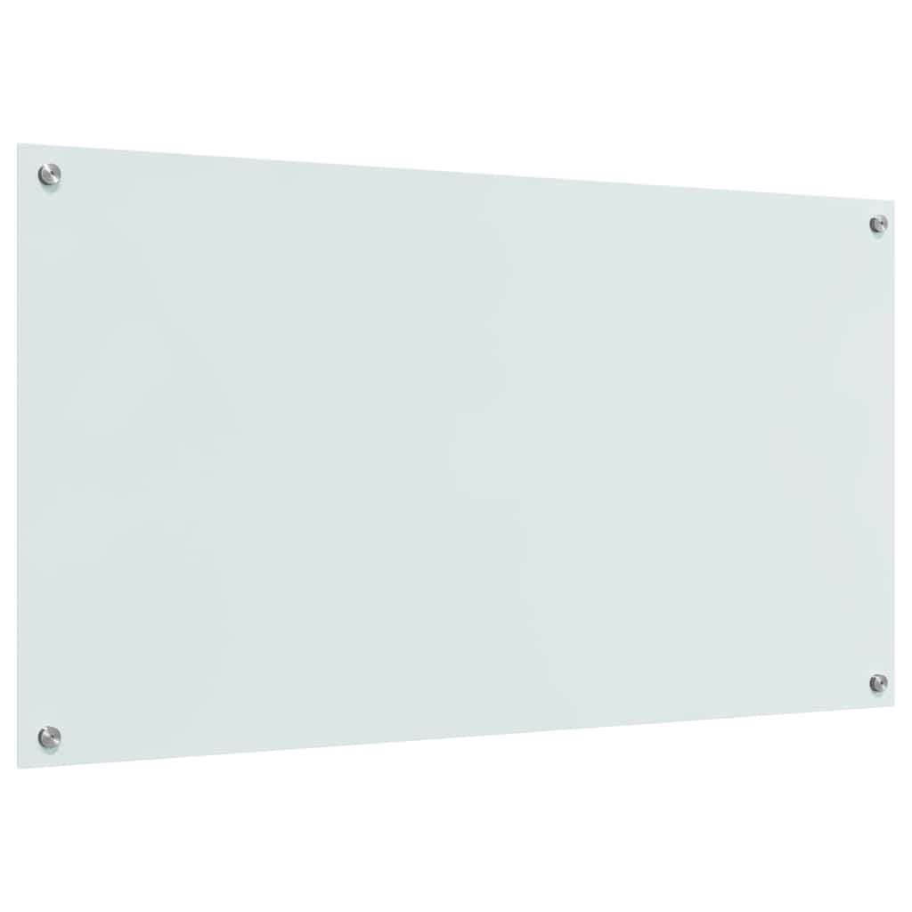 Keukenachterwand Wit 110 x 60 cm gehard glas is nu te koop bij PeponiXL, paradijselijk wonen!
