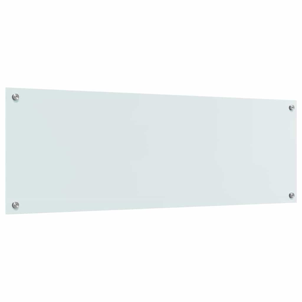 Keukenachterwand Wit 120 x 40 cm gehard glas is nu te koop bij PeponiXL, paradijselijk wonen!