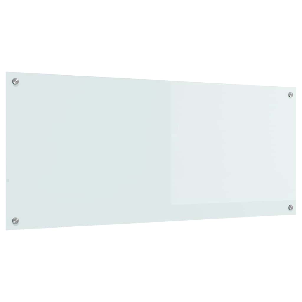 Keukenachterwand Wit 120 x 50 cm gehard glas is nu te koop bij PeponiXL, paradijselijk wonen!