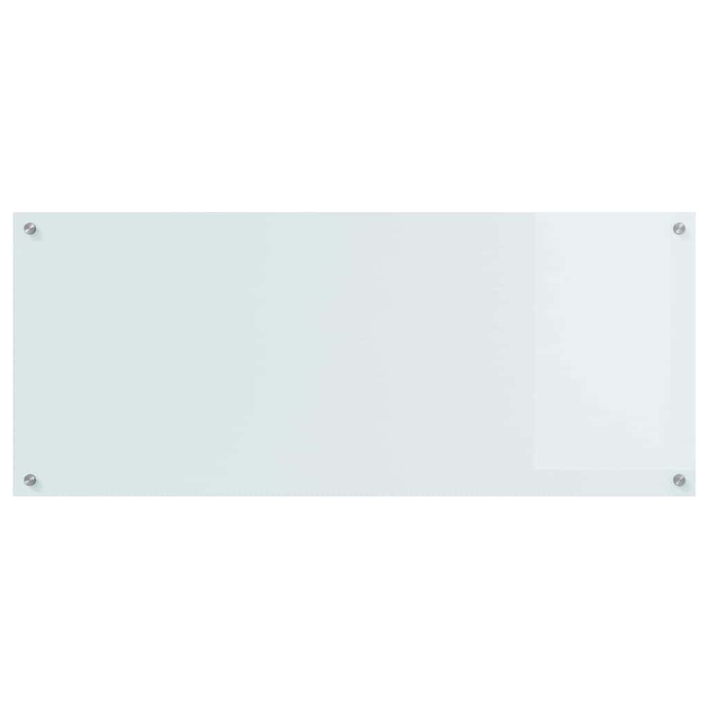 Keukenachterwand Wit 120 x 50 cm gehard glas is nu te koop bij PeponiXL, paradijselijk wonen!