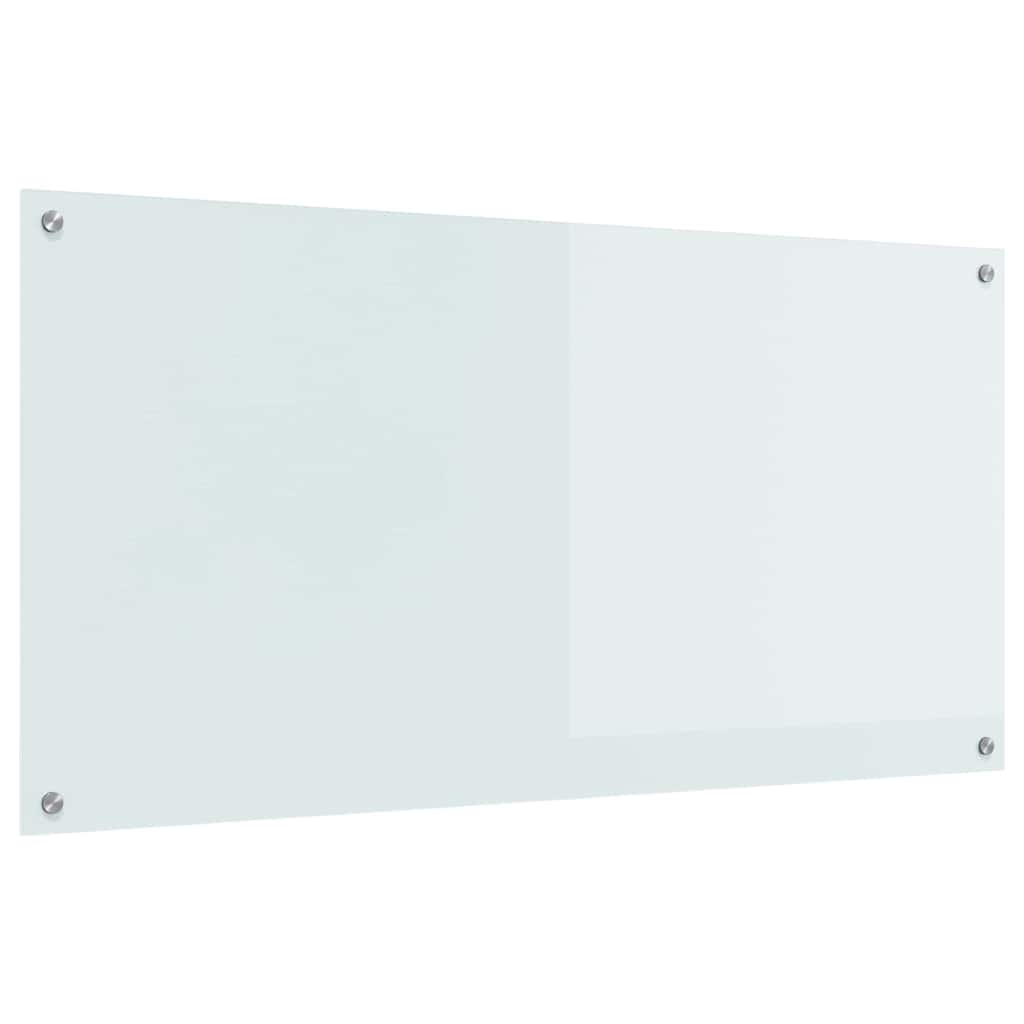 Keukenachterwand Wit 120 x 60 cm gehard glas is nu te koop bij PeponiXL, paradijselijk wonen!