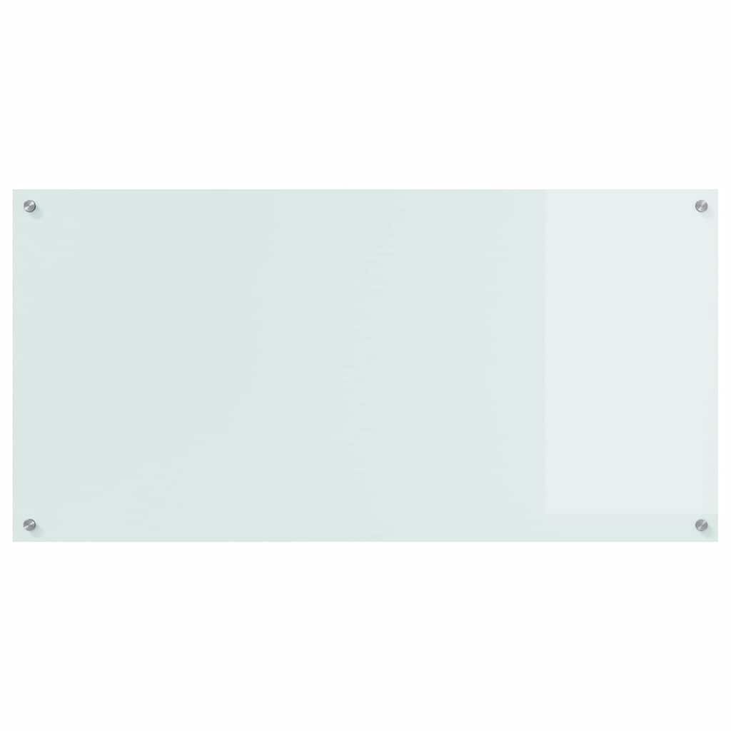 Keukenachterwand Wit 120 x 60 cm gehard glas is nu te koop bij PeponiXL, paradijselijk wonen!