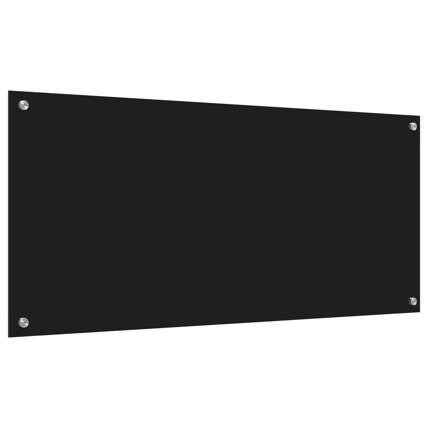 Keuken Achterwand Zwart 110 x 50 x 0,6 cm gehard glas is nu te koop bij PeponiXL, paradijselijk wonen!