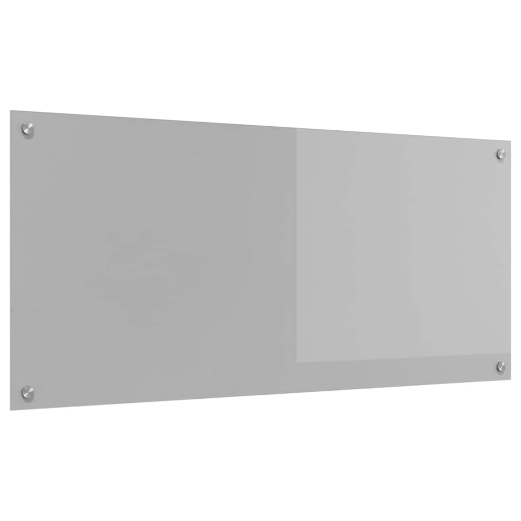 Keukenachterwand Lichtgrijs 110 x 50 cm gehard glas is nu te koop bij PeponiXL, paradijselijk wonen!