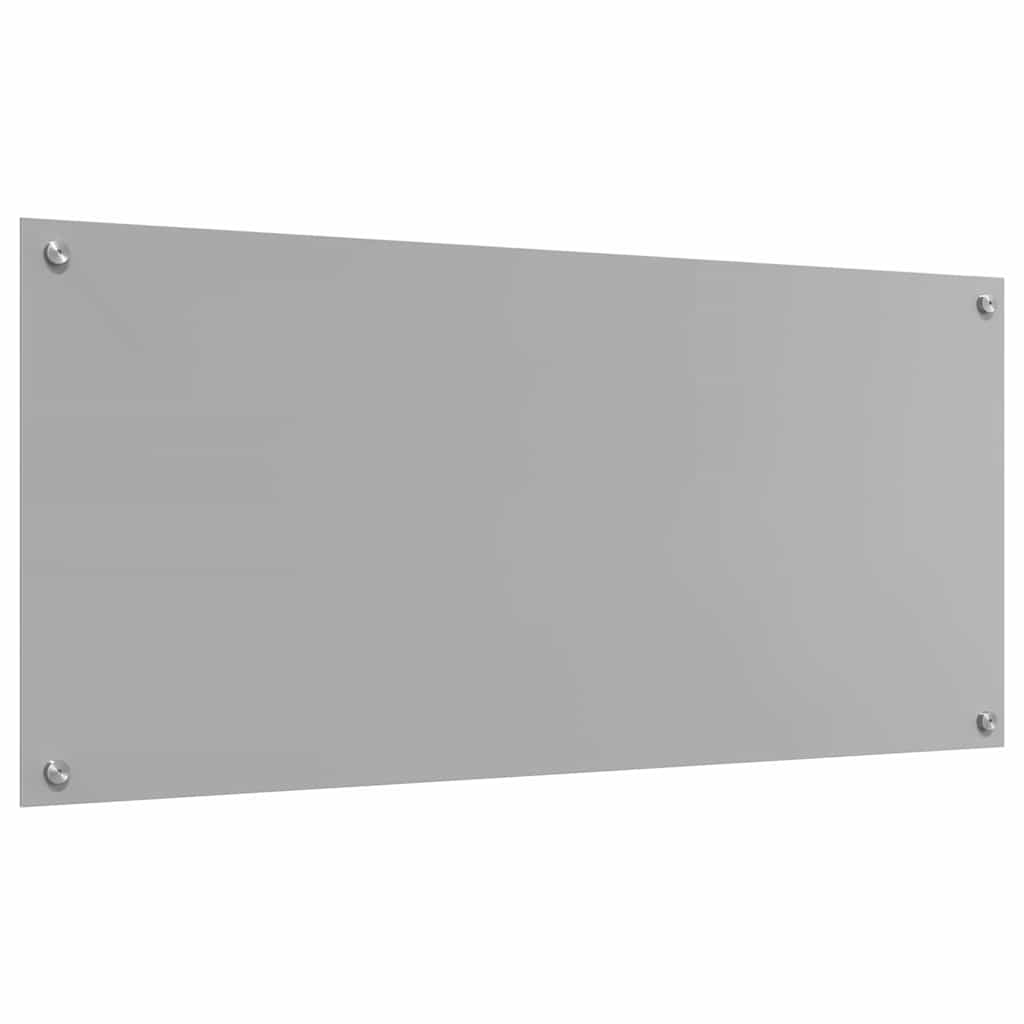 Keukenachterwand Lichtgrijs 110 x 50 cm gehard glas is nu te koop bij PeponiXL, paradijselijk wonen!