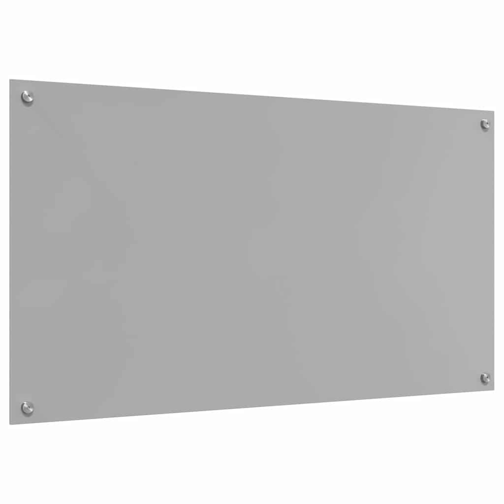 Keukenachterwand Lichtgrijs 110 x 60 cm gehard glas is nu te koop bij PeponiXL, paradijselijk wonen!