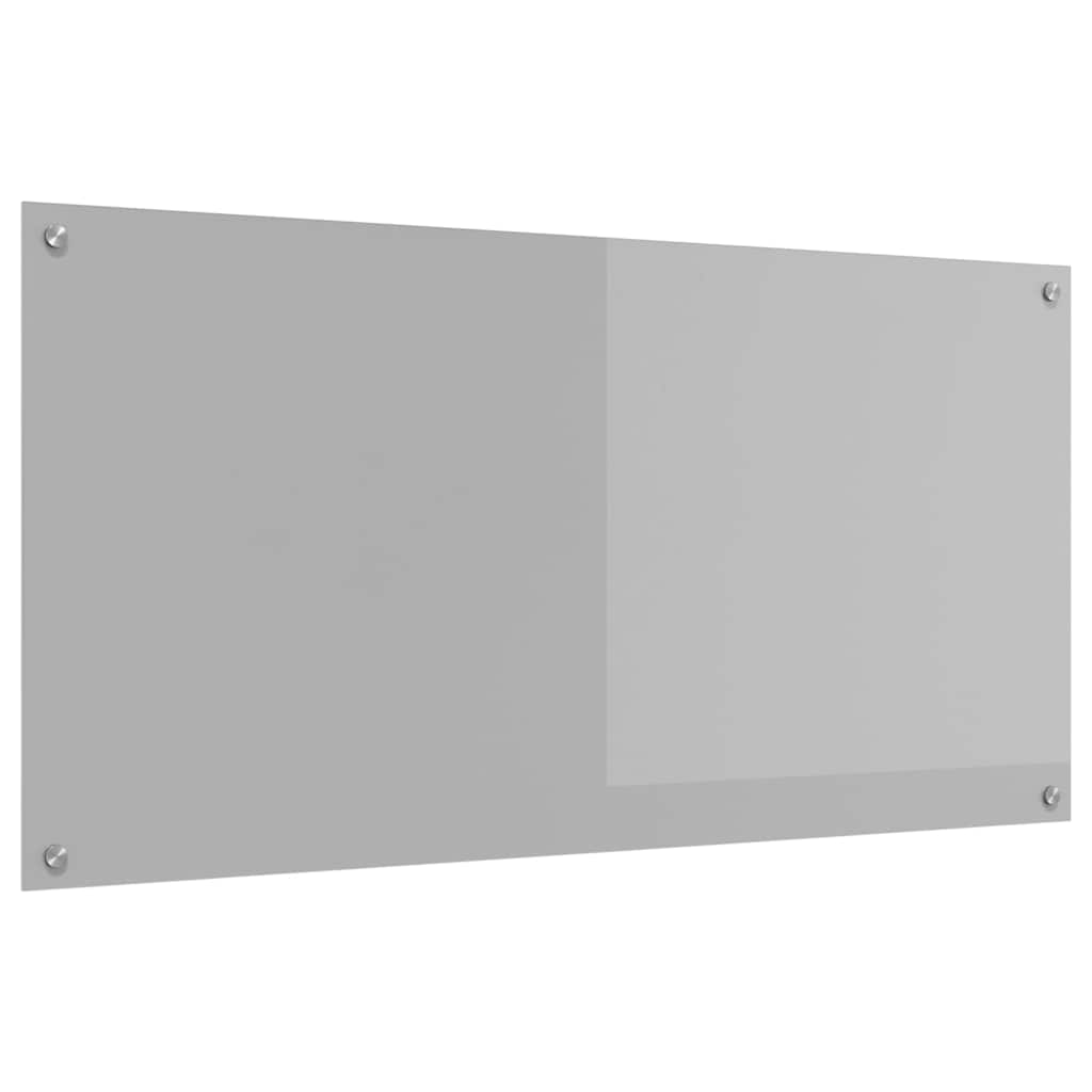 Keukenachterwand Lichtgrijs 120 x 60 cm gehard glas is nu te koop bij PeponiXL, paradijselijk wonen!