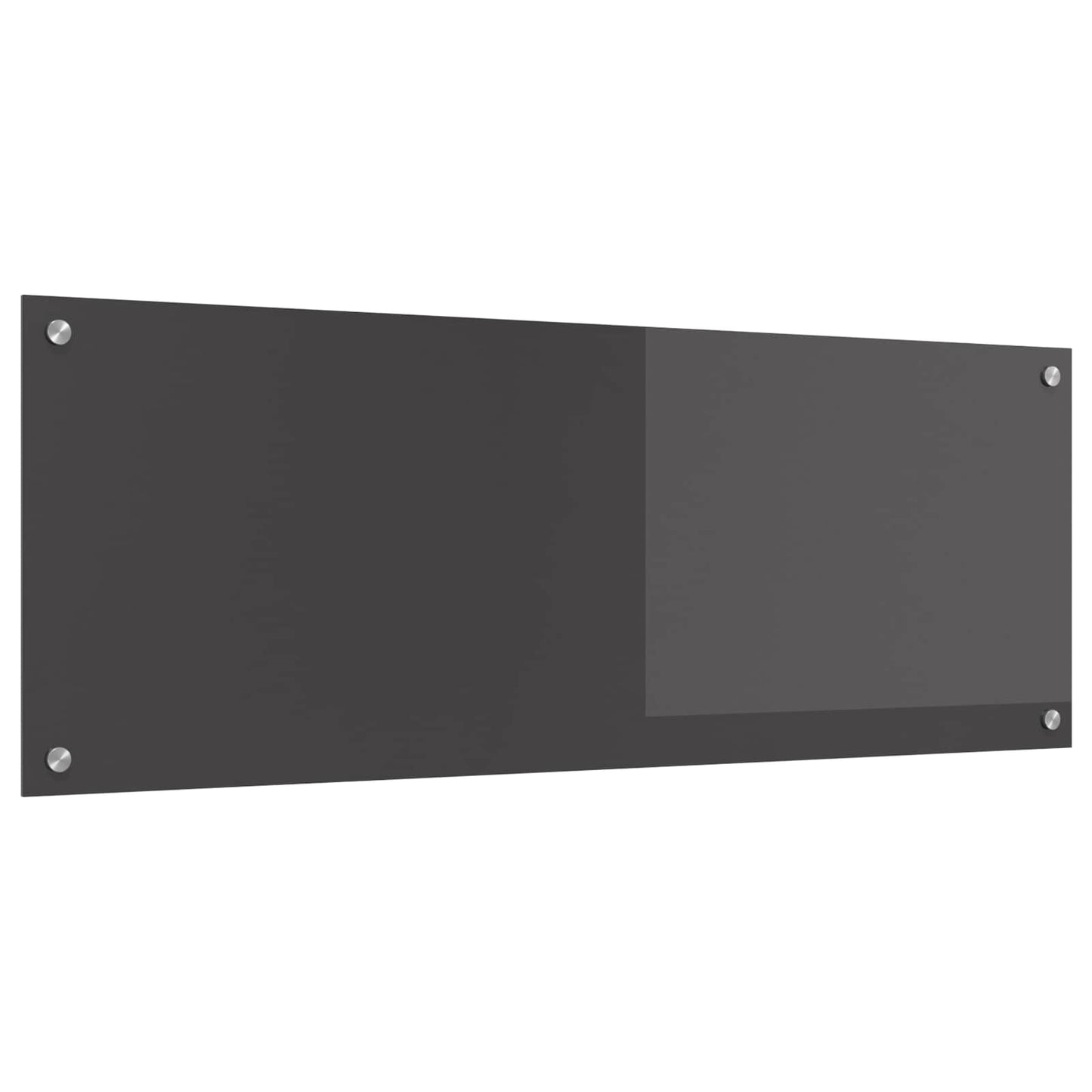 Keukenachterwand Donkergrijs 110 x 40 cm gehard glas is nu te koop bij PeponiXL, paradijselijk wonen!