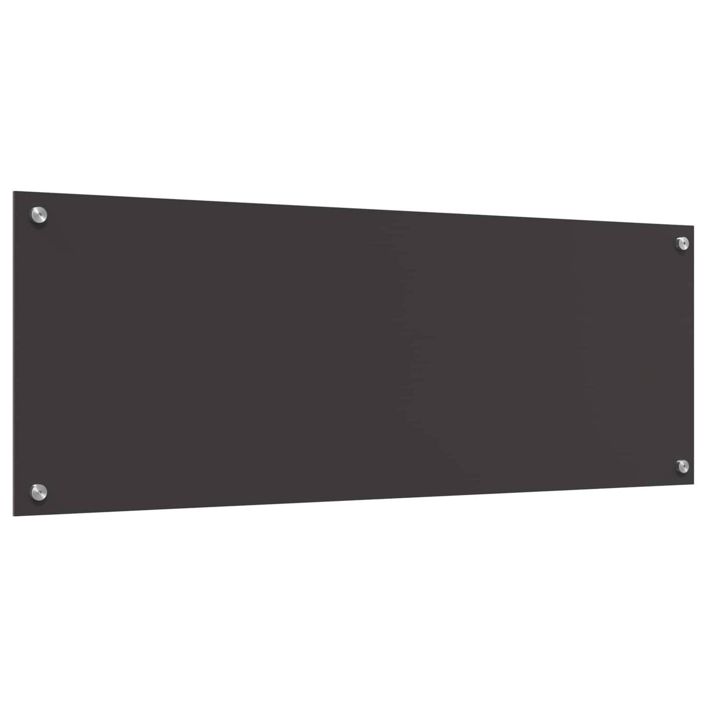 Keukenachterwand Donkergrijs 110 x 40 cm gehard glas is nu te koop bij PeponiXL, paradijselijk wonen!