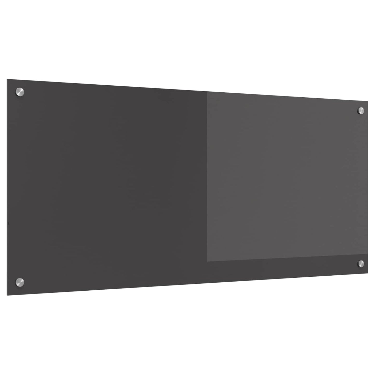Keukenachterwand Donkergrijs 110 x 50 cm gehard glas is nu te koop bij PeponiXL, paradijselijk wonen!