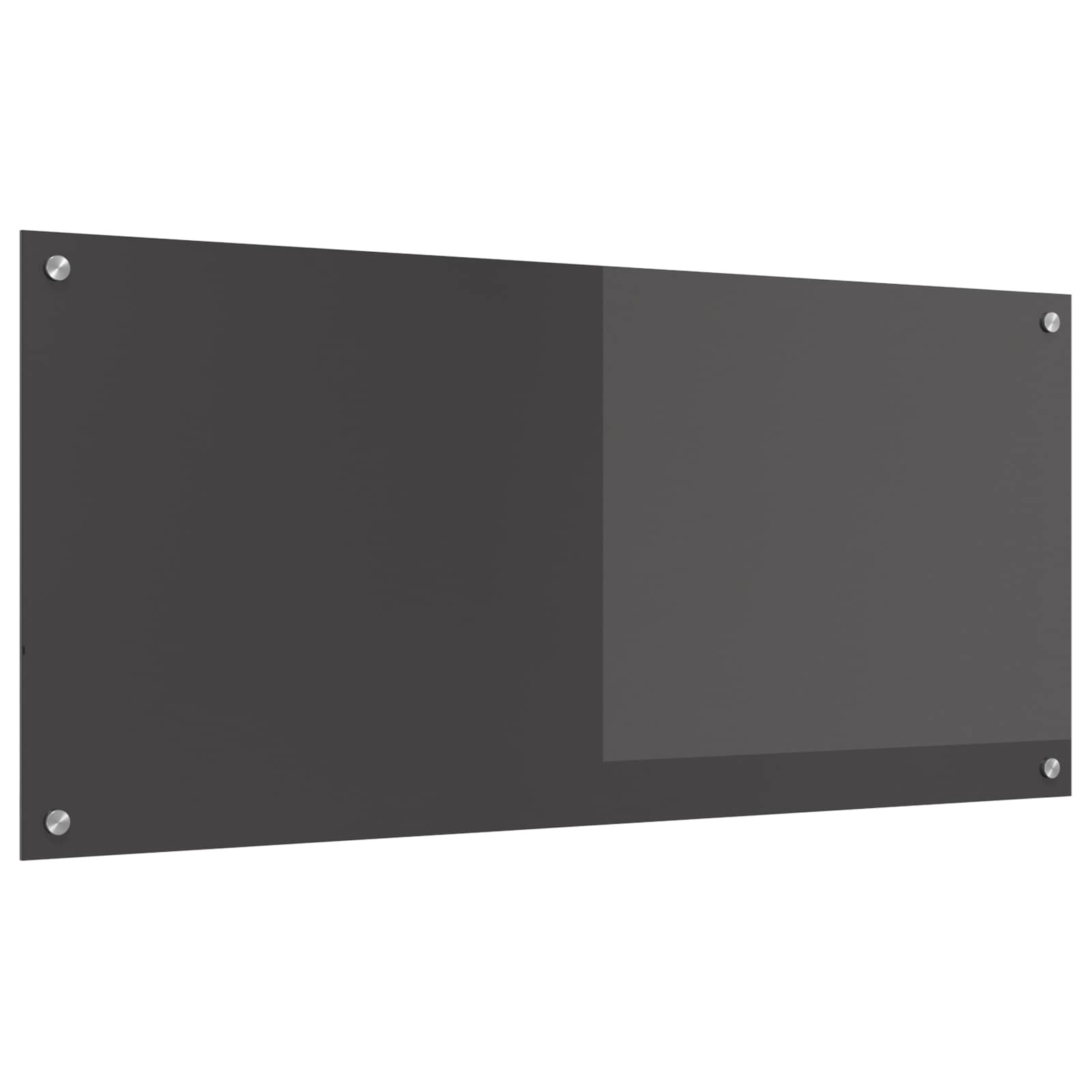 Keukenachterwand Donkergrijs 110 x 50 cm gehard glas is nu te koop bij PeponiXL, paradijselijk wonen!